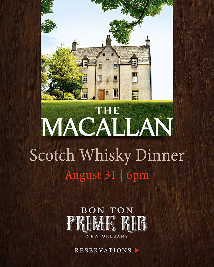 The Macallan Scotch Whisky Dinner