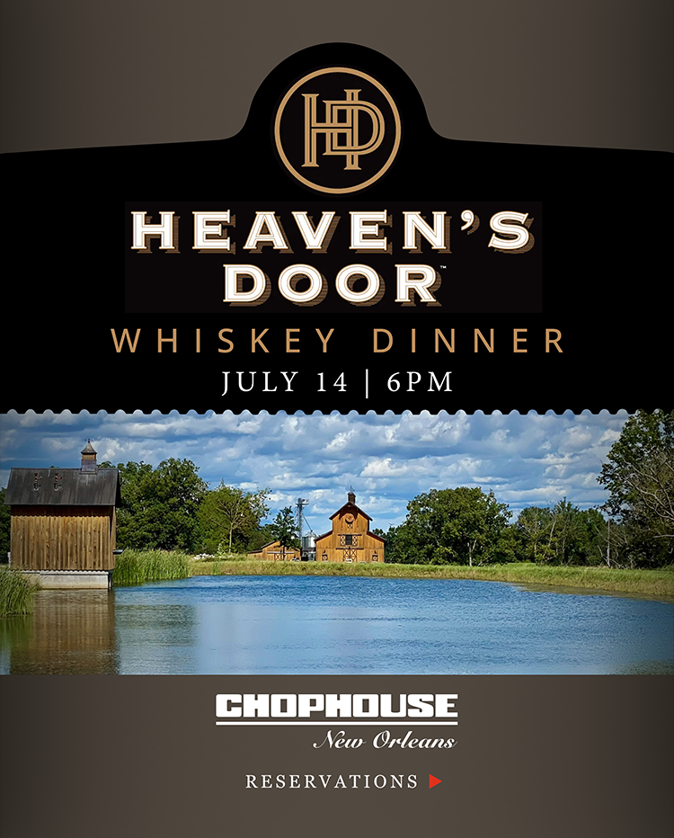 Heaven’s Door Whiskey Dinner | 7.14