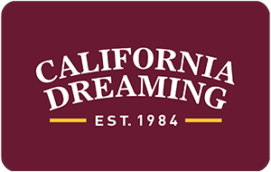California Dreaming Gift Cards
