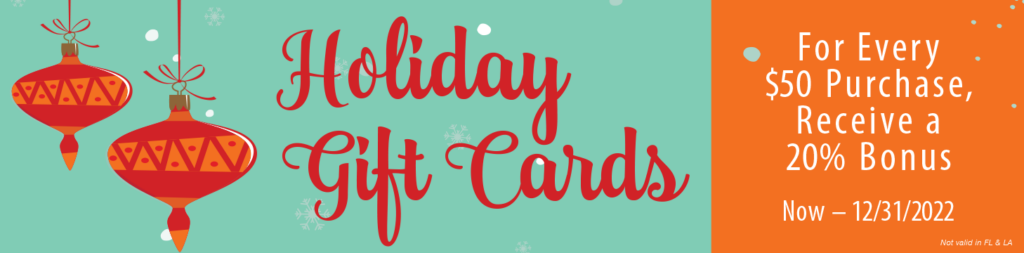 holiday gift cards now available
